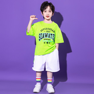 Children Street Dance Suit Boys Girls Hip-Hop Jazz Dance Primary School ...