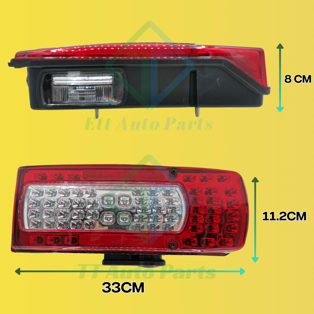 VOLVO TRUCK 24V FM LED LAMP REVERSE /LIGHT BRAKE LAMPU/SIGNAL/TAIL LAMP ...