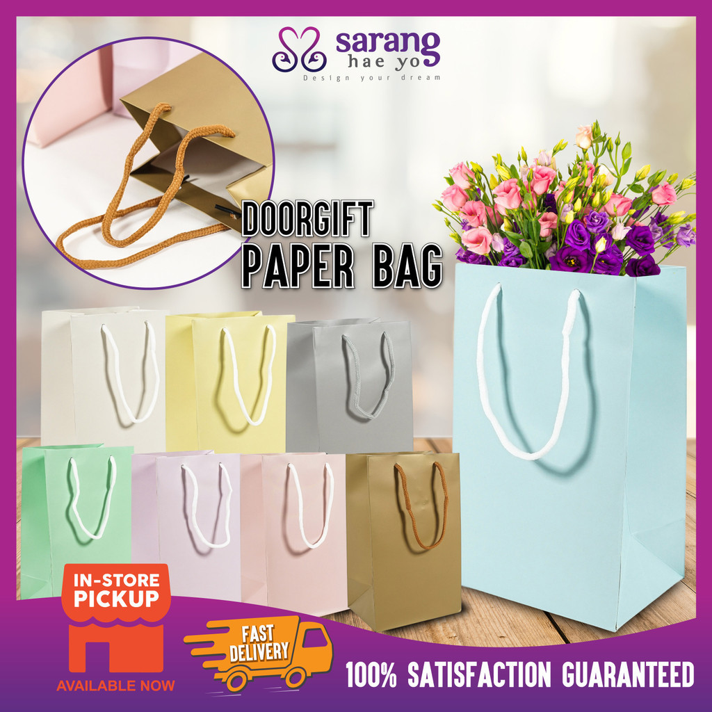 Paper Bag Exclusive Doorgift Hadiah Kahwin Tunang Goodies Paper Kertas ...