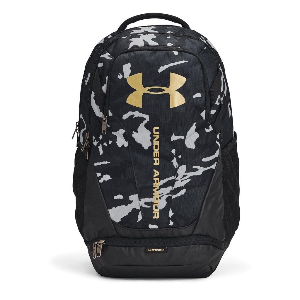 Under Armour Mens Hustle 3.0 Backpack Black Met.Gold Sports Direct Shopee Malaysia