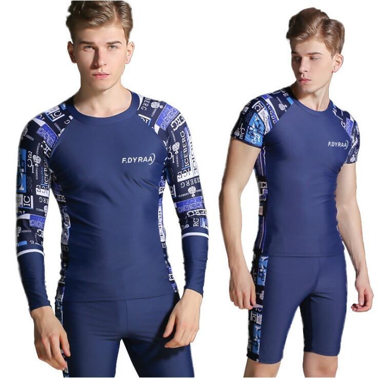Men's Swimwear Set Adult Split Casual Swimsuit Hot Springs FivePoint