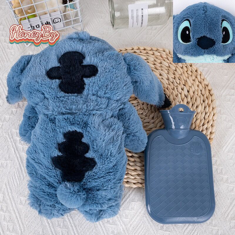 honeybird Anime Kawaii Turo Lilo Stitch Plush Hot Water Bottle Winter ...