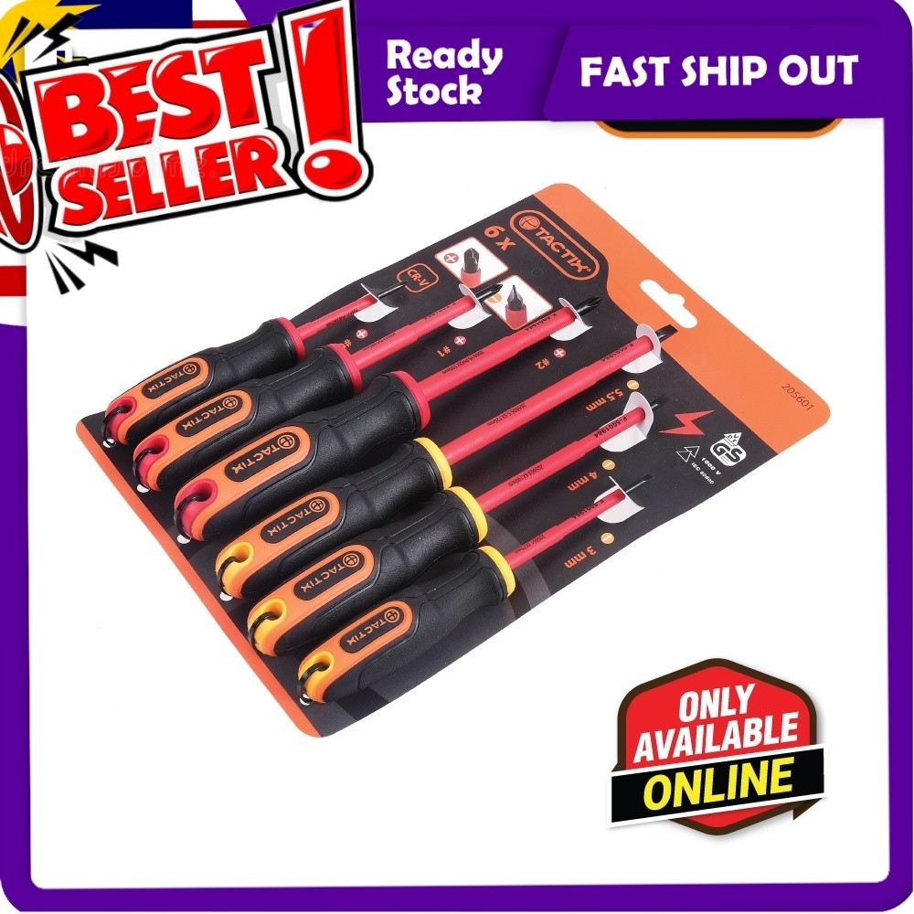(6pcs) Set Skru Driver, Screwdriver Set, Insulated Screwdriver Set ...