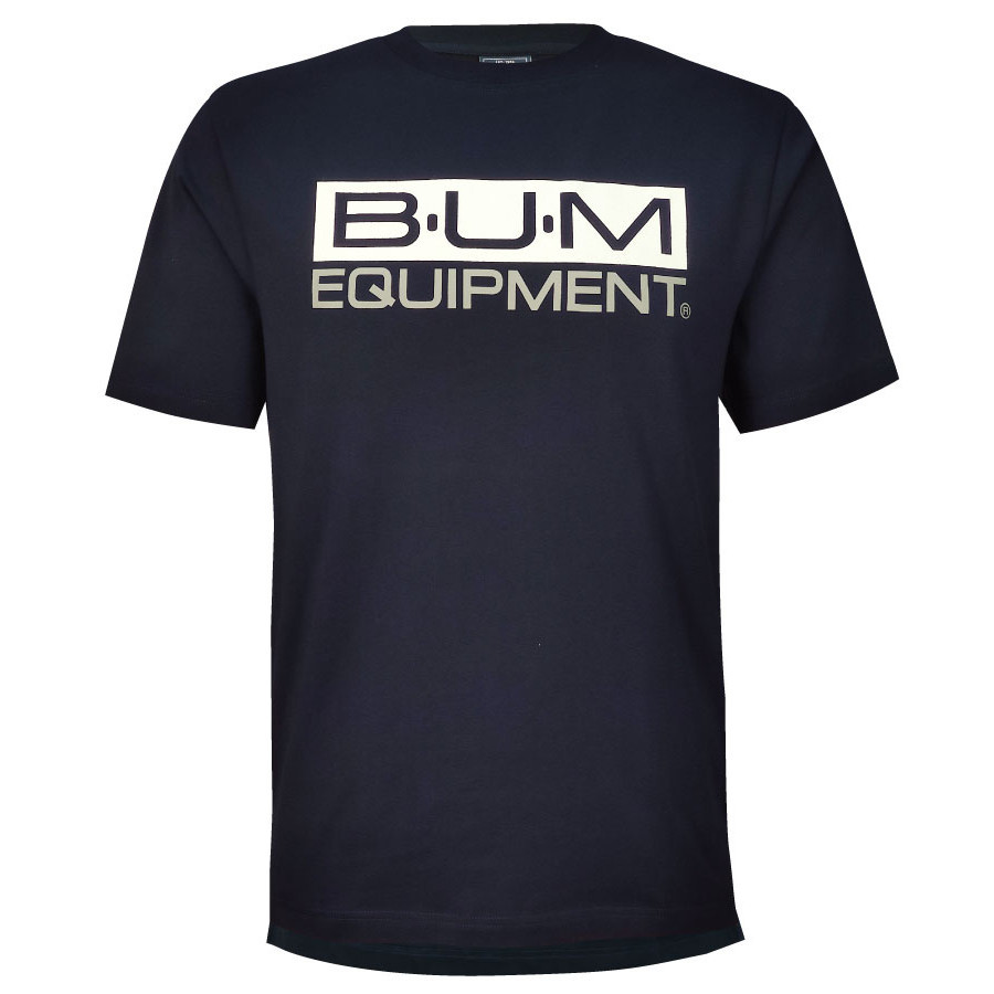 B.U.M Equipment Men's Round Neck Tee (NAVDK) Shopee Malaysia