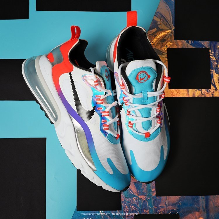 High Quality NIKE AIR MAX 270 REACT League of Legends AIR Cushion Blue ...