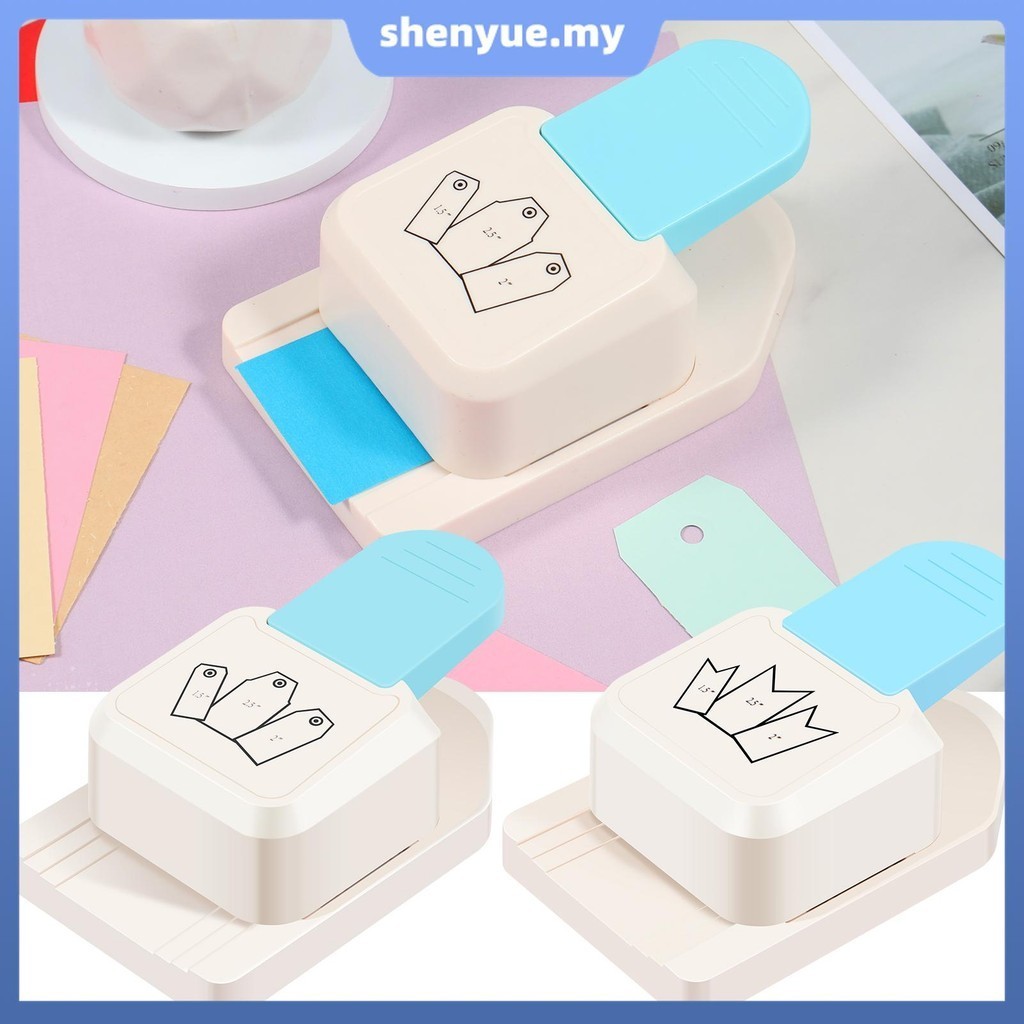3 in 1 Craft Tag Punch Paper Craft Tag Punch Gift Tag Paper Punch 1.5in 2in 2.5in Small Hole