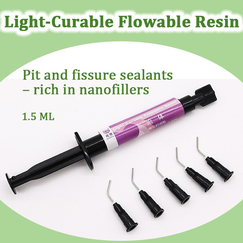 Dental Lightcurable Flowable Composite Resin Pit and fissure
