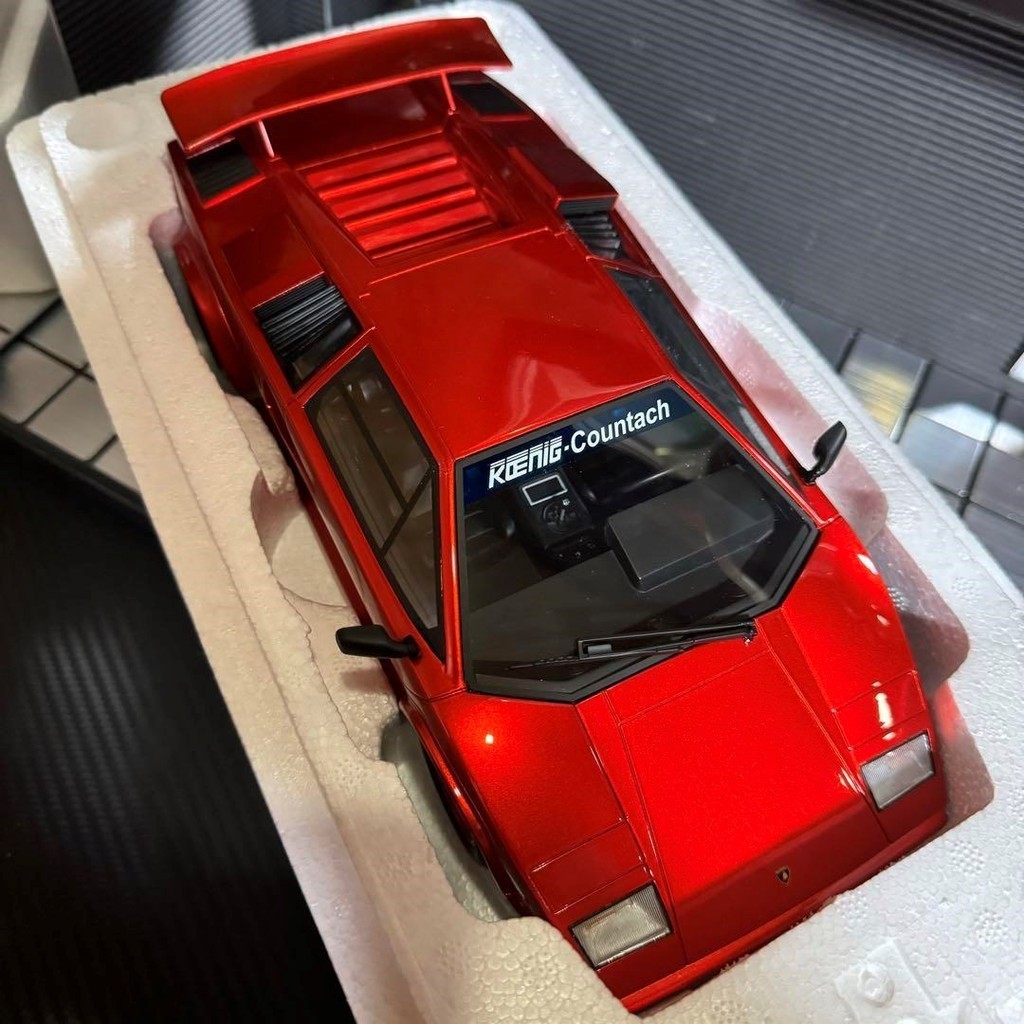 Shipping from Japan Genuine GT Spirit 1/18 Koenig Special Countach Red ...