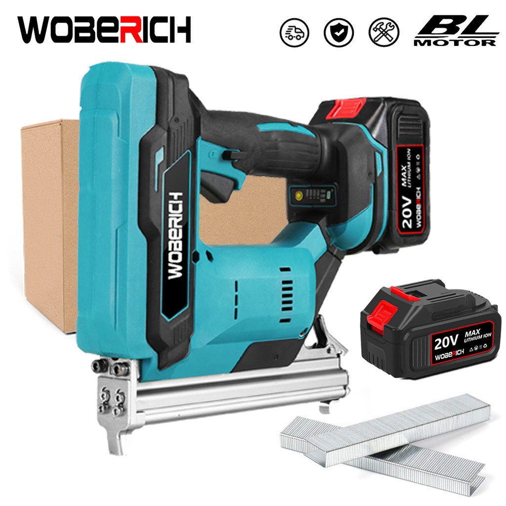 1022J Brushless Wireless Cordless Electric Concrete Nail Gun Stapler