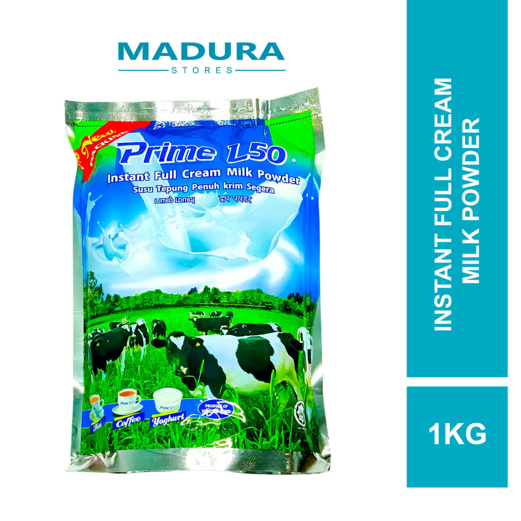 Prime L50 Instant Full Cream Milk Powder 1Kg | Shopee Malaysia