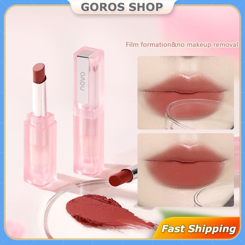 Novo Velvet Matte Lipstick Natural Cotton Light Silky Smooth LIip Tint ...