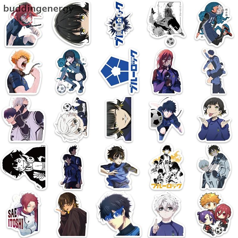 {BUDDI} 50pcs Japan Anime Blue Lock Stickers Aesthetic Decals DIY ...