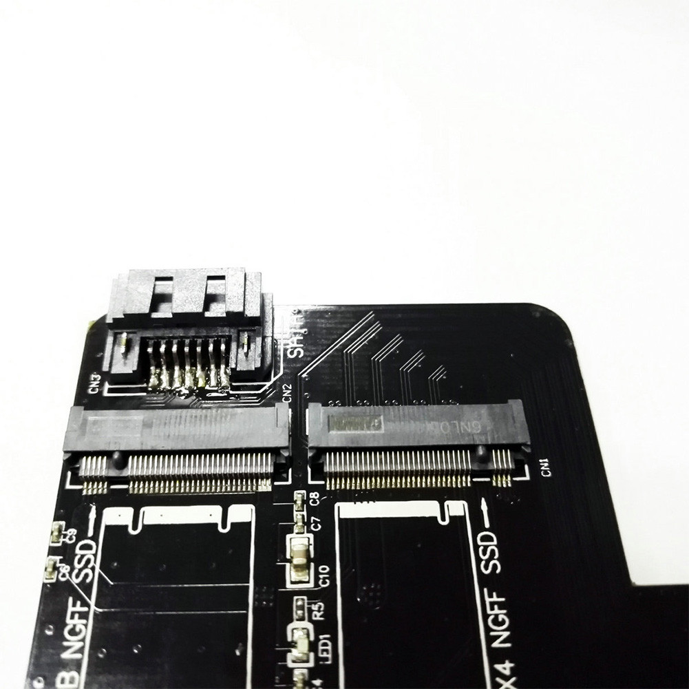 Adapter Card To 64g 128g 256g 512g M.2 Sata Ngff Ssd For 2012 Macbook Air A1465