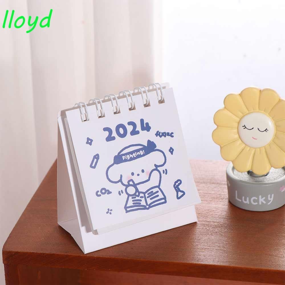 LLOYD 2024 Calendar, Schedule Planner Animal Mini Desktop Calendar