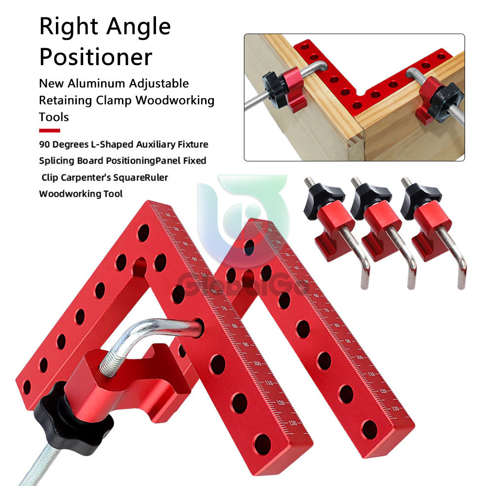 90 Degree Positioning Squares Right Angle Clamps for Woodworking Corner