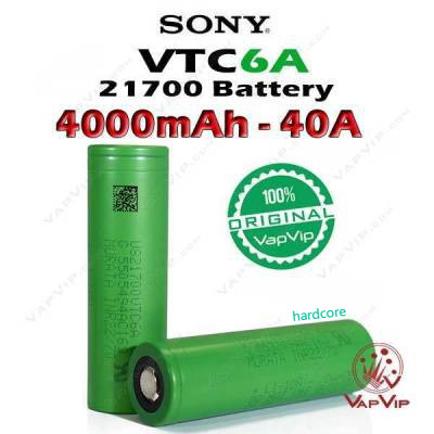 Original SONY VTC6A 21700 3.7V 4000mAh 35A US21700VTC6A Rechargeable ...