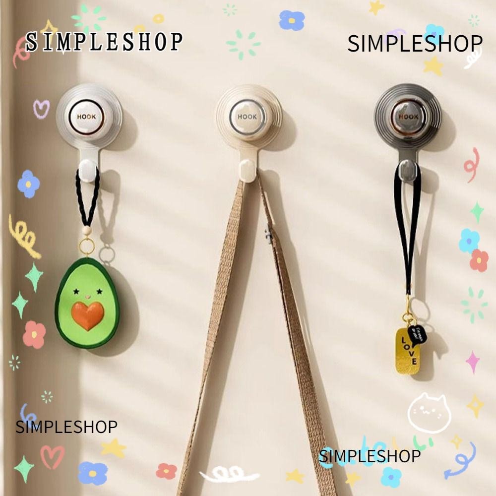 Wall Hole Hook, Wall Hole Decoration Reusable SelfAdhesive Hook, Creative ABS No