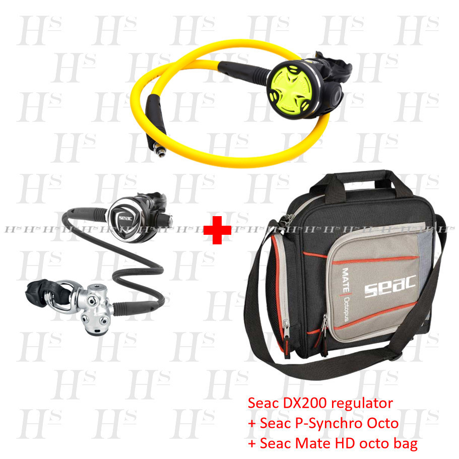 SEAC DX200 REGULATOR SET with Seac P-Synchro Octo + Mate HD Octo Bag ...
