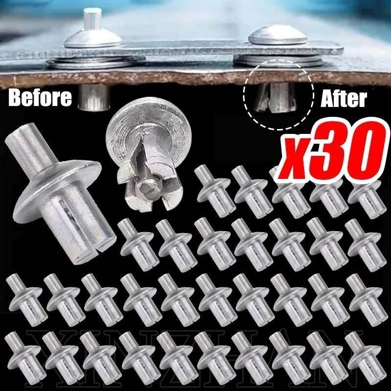 30PCS 7-30mm M5 M6.4 Aluminum Head Tapping Piercing Screws - Cabinet ...
