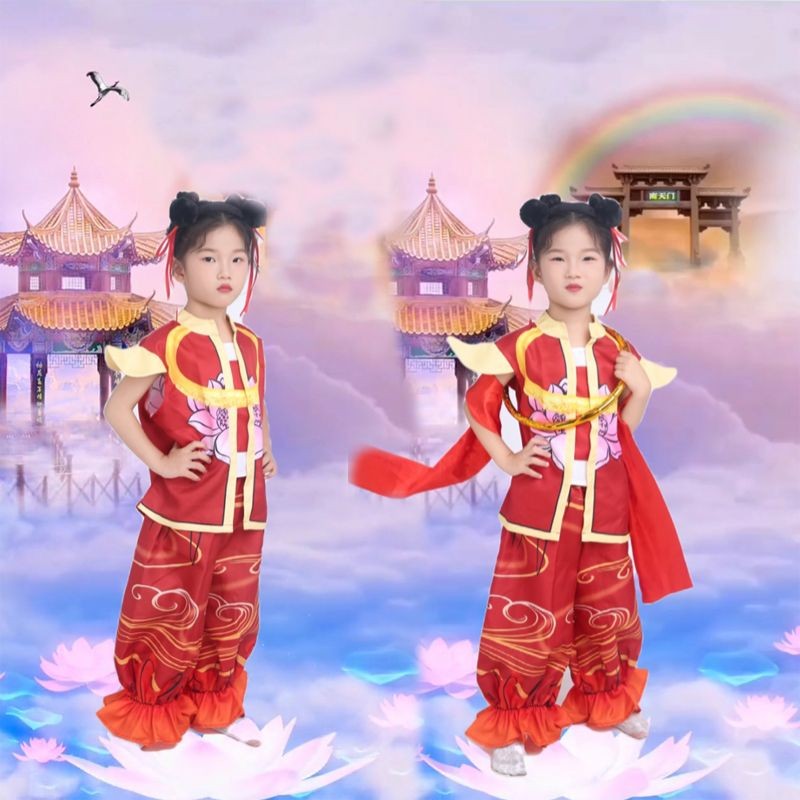 哪吒2 魔童闹海 敖丙 コスプレ衣装 子供 大人 演出用