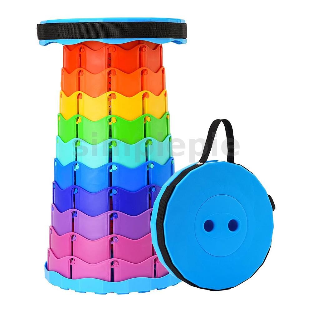 Portable Foldable Retractable Stool Lightweight Plastic Subway Queue ...