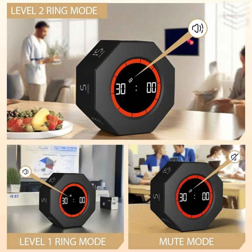 Gravity Sensor Timer Fitness Learn specific flip Visual time management ...