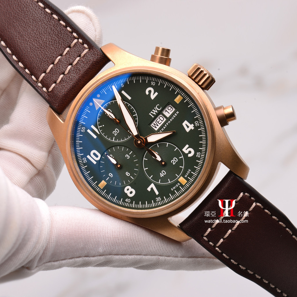 Iwc IWC Charizard Spitfire Pilot Chronograph Bronze 41mm Mechanical Men ...