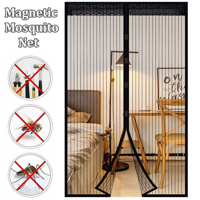 Magnetic Mosquito Net Summer Anti Bug Fly Door Curtains Mesh Curtain ...