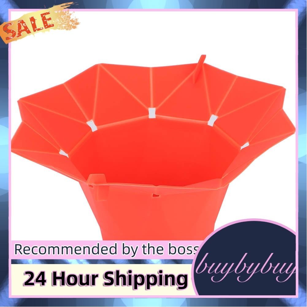 Buybybuy Popcorn Bowl Microwave Red Insulating Shock-Proof Folding For ...