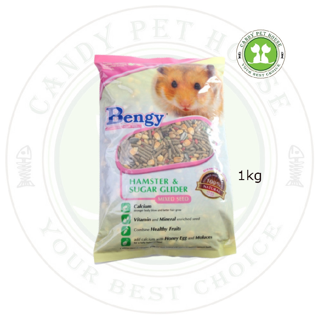 Bengy Hamster Food 1kg Mixed Seed - Multigrain For Small Animal, Sugar ...