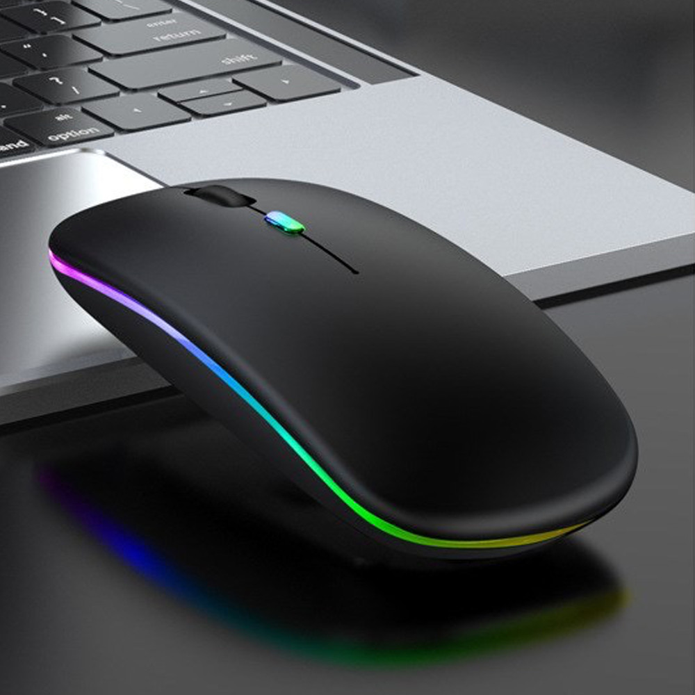 2.4G Wireless Mouse Bluetooth Silent Rechargeable Mouses with Receiver ...