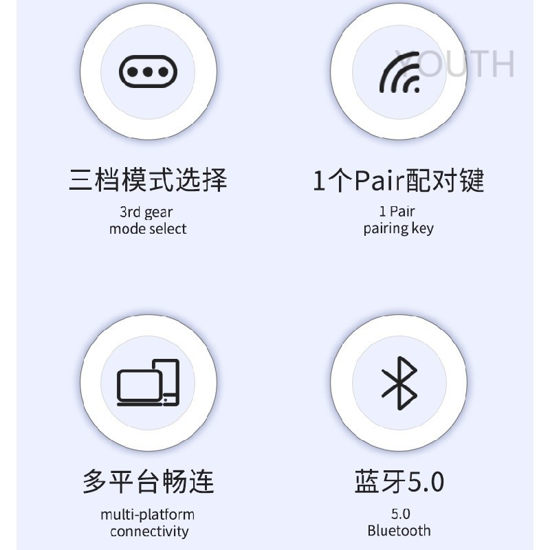 【10·10】 Mini game controller, wireless Bluetooth, for mobile phone, PC