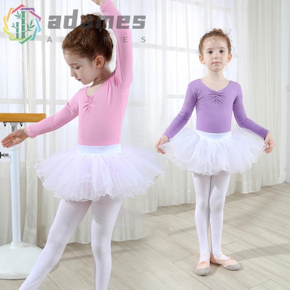 ADAMES Ballet Dance Leotard Bodysuit, Lycra Cotton Classic Kids ...