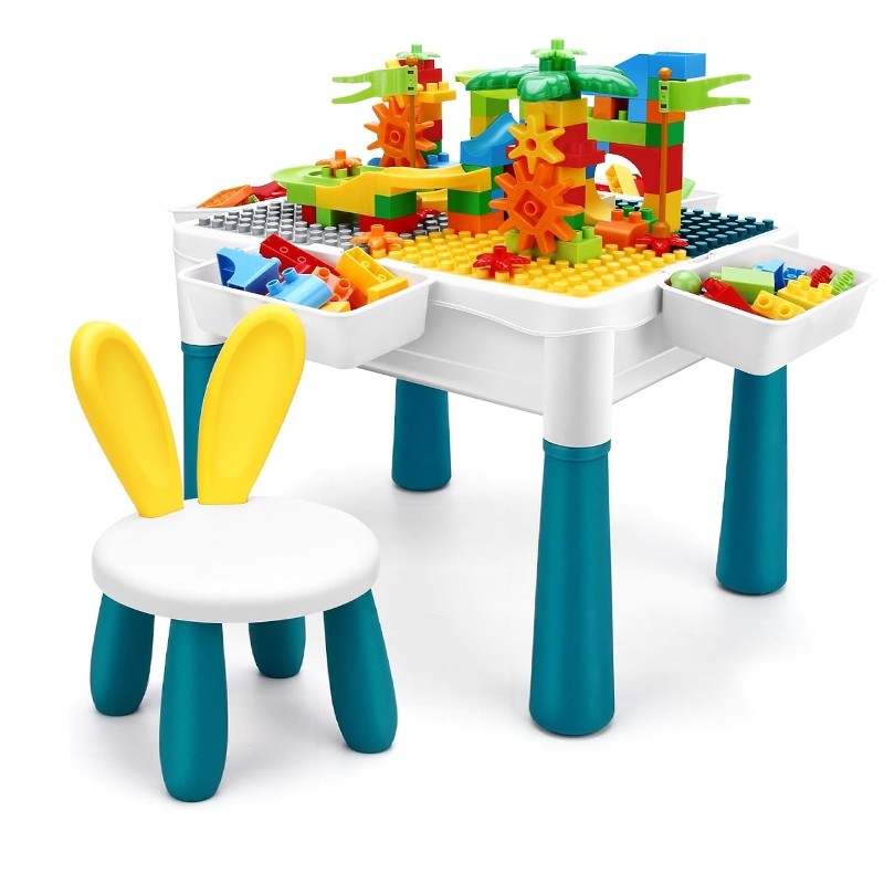 Multifunctional Building Table Children's Activities Educational ...