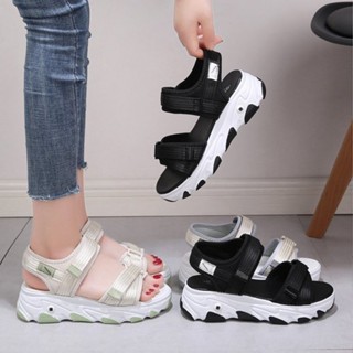 TROMEE Womens J013 Frisco Sandal Ladies Sandals Tebal Bawah | Shopee ...