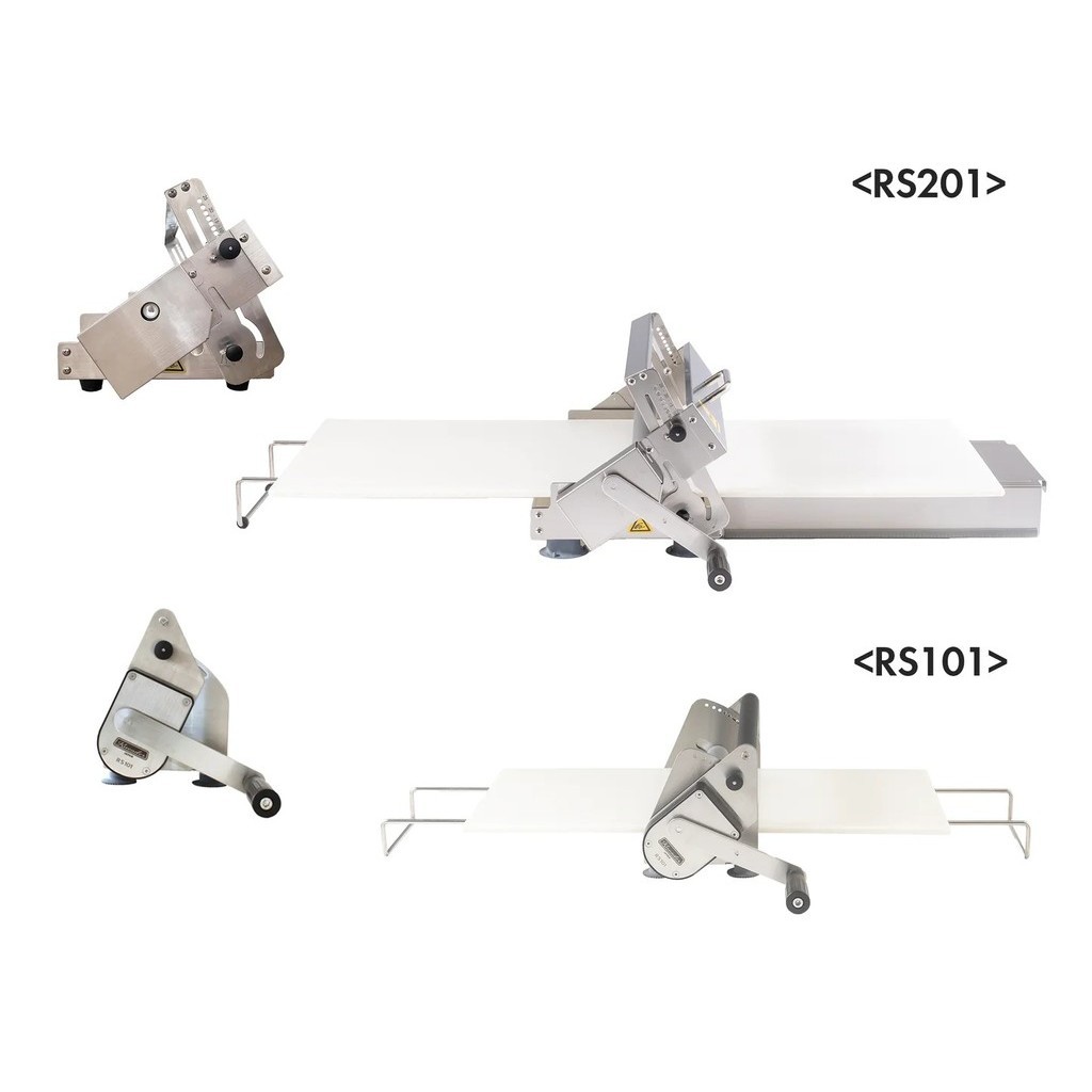 KNEADER Dough Sheeter RS101 Manual Operation Stainless Steel Storage