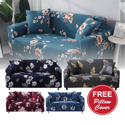 NEW Sofa Cover 1/2/3/4 Seat Sofa Cover Classic Floral Design Anti Skid
