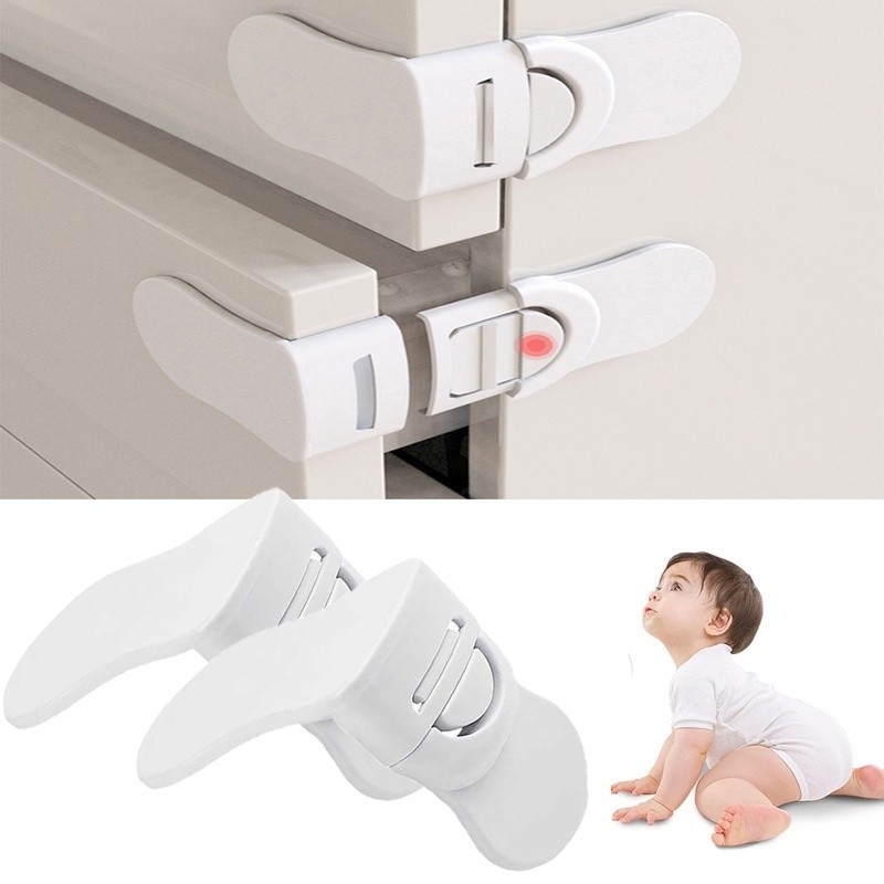 Child and Baby Supplies Plastic Multifunction Safety Plastic Deadbolt Lock for Children Toilet