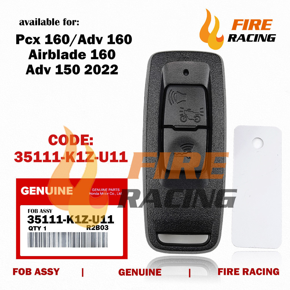 BLACK Remote KEY Pcx 160(2021-2024)/ Adv 150 2022/ Adv 160/ Airblade ...
