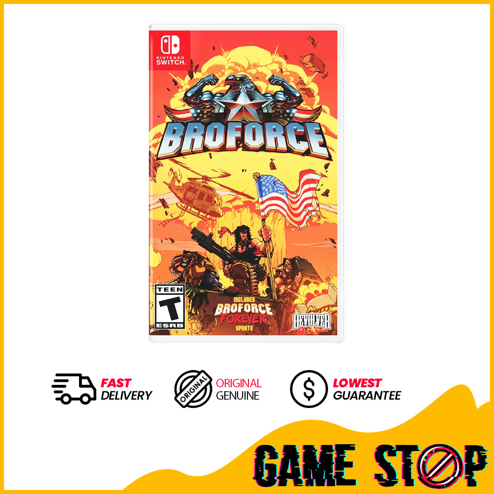 NSW Switch Broforce English Version | Shopee Malaysia
