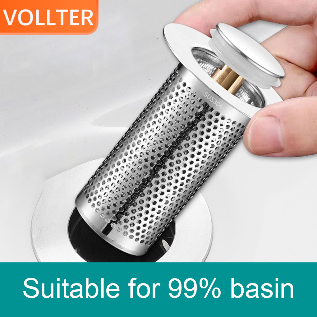Durable Bathroom Sink Strainer Prevent Clogs With Ease Leaky Wash Basin