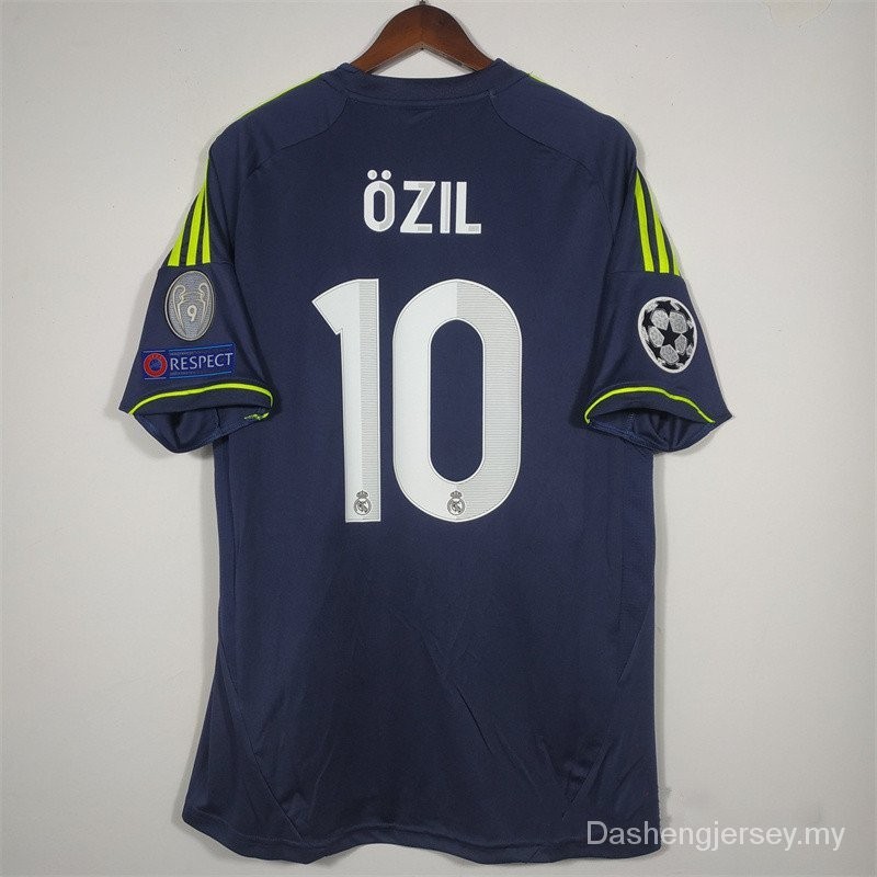 No10 Ozil Blue Long Sleeves Jersey