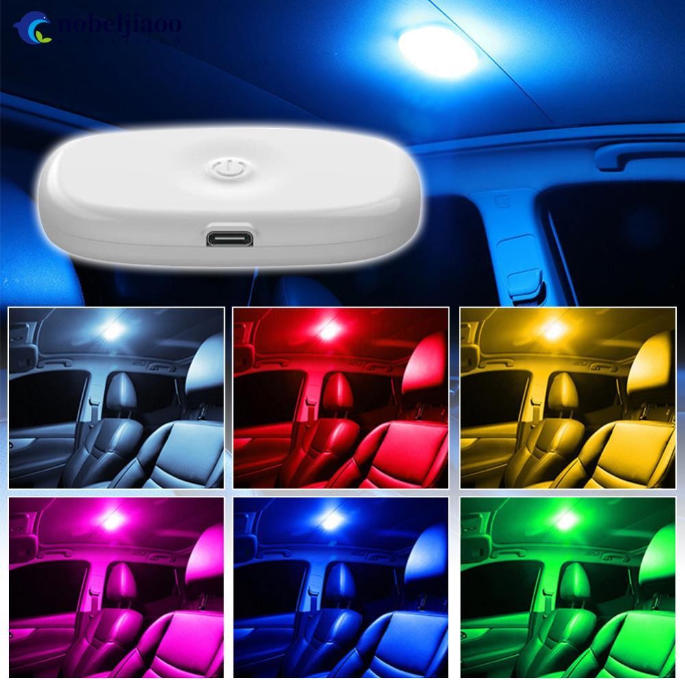 NOBELJIAOO Car 8 LED Touch Ceiling Light Wall Reading Lamp Magnet Base ...