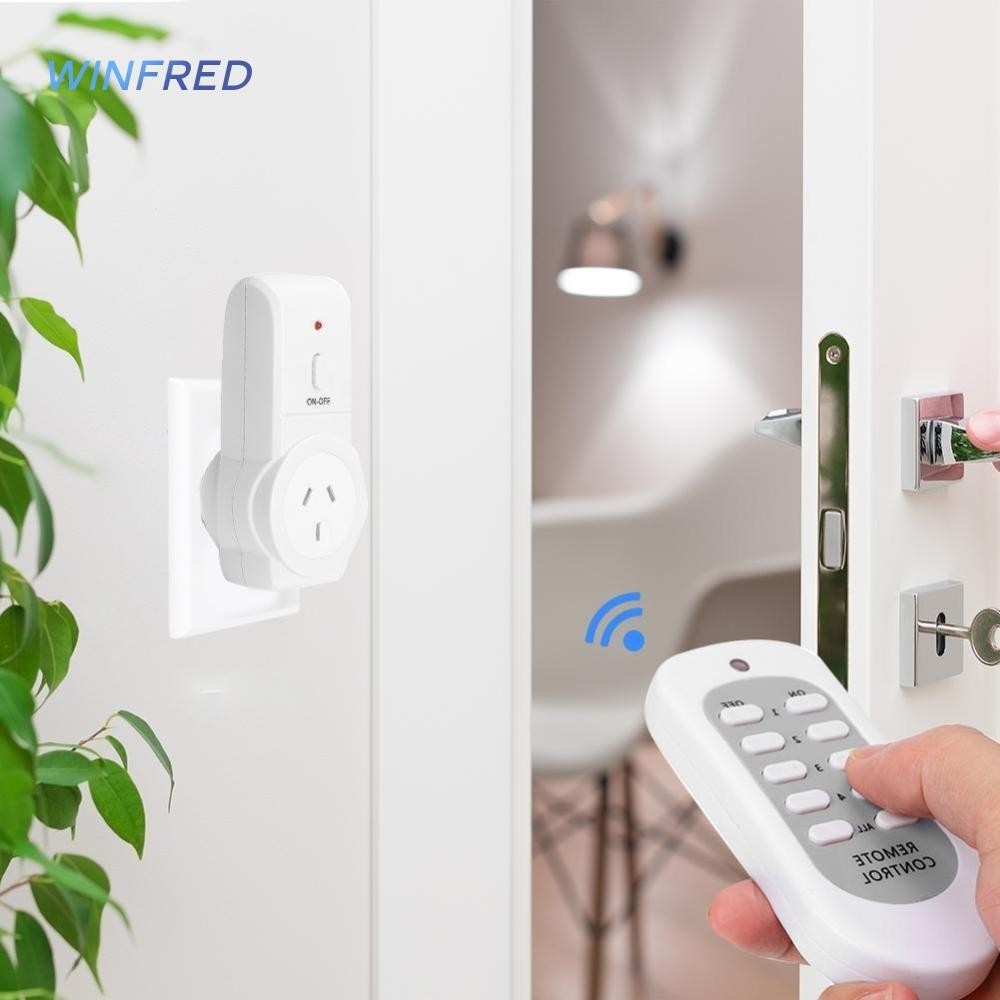 AU Plug House Power Outlet Light ON/OFF Switch Socket Wireless Remote ...