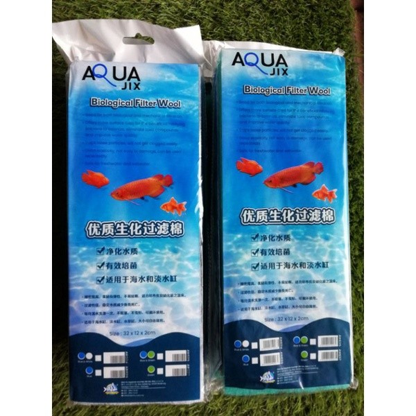 Biological Filter Wool For Aquarium (32 x 12 x 2cm) | Shopee Malaysia