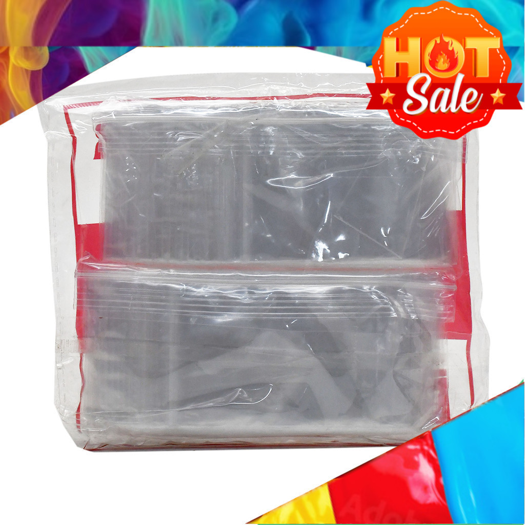 (160pcs) Plastik Zip Plastic Bag, Transparent Zipper Plastic Bag ...
