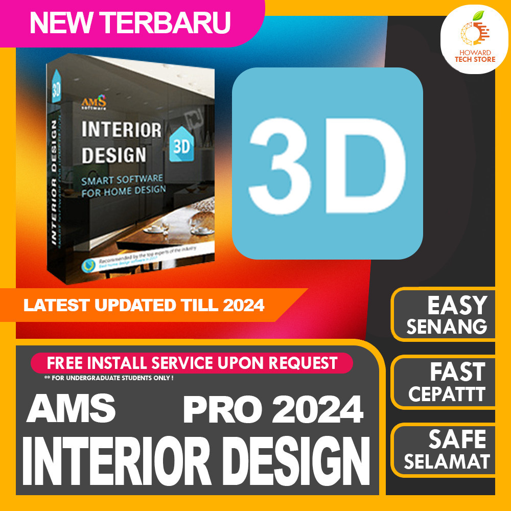 AMS Software Interior Design 3D 3.25💯 EASY INSTALL 💯 LIFETIME PREMIUM 💯 ...