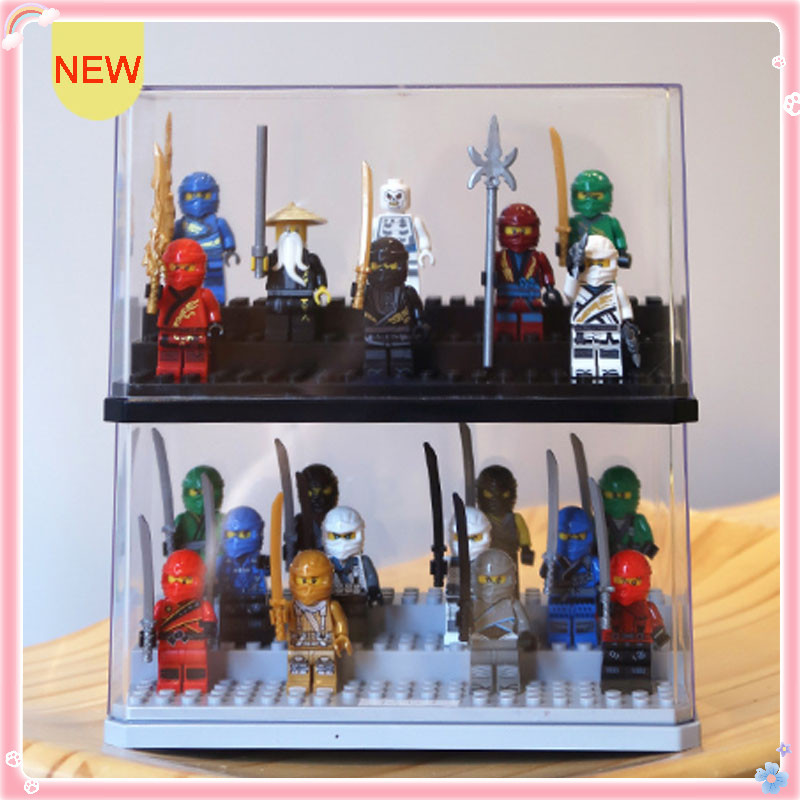 2 TYPES Display Box Transparent Building Block Cabinet Blind Box ...
