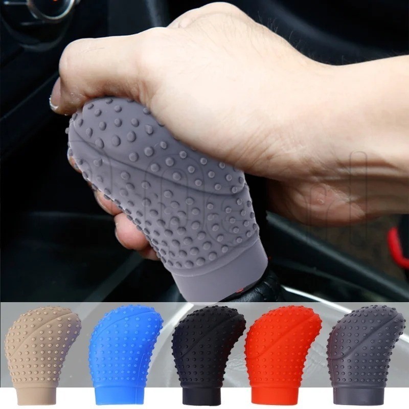 Universal Car Non-Slip Silicone Knob Sleeve - Manual Gear Shift Cover ...