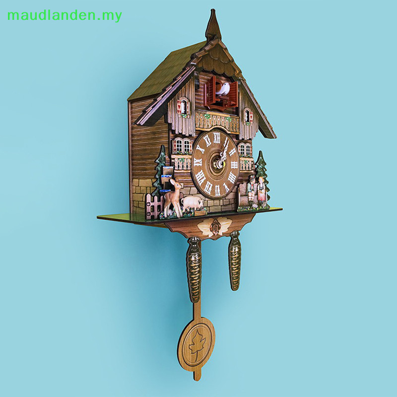 maudlanden Cuckoo Clock Wall Clock Handicraft Vintage Cuckoo Tree House ...